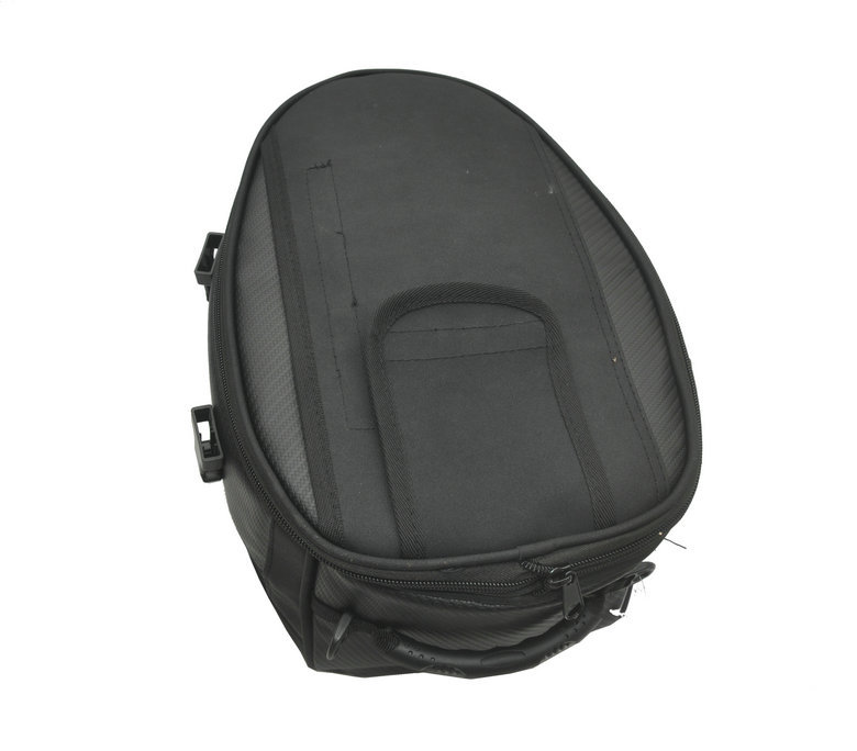 En stock suministro motocicleta montar asiento trasero casco bolsa motocicleta asiento trasero bolsa trasero tronco casco bolsa RR9014