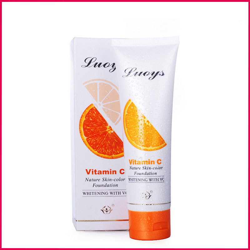 LUOYS长效24小时自然无暇粉底液遮瑕膏清爽透气隐形毛孔BB霜彩妆|ru