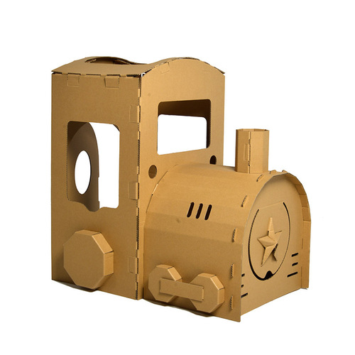 Children's Doodle Tent Paper House Creative Toy DIY Parent-Child Coloring Super Large Toy Car Airplane Train Tank