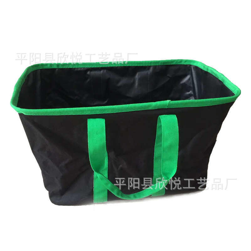 TV新款折叠环保购物篮 超市购物伸缩袋 牛津布便携式提菜器|ms