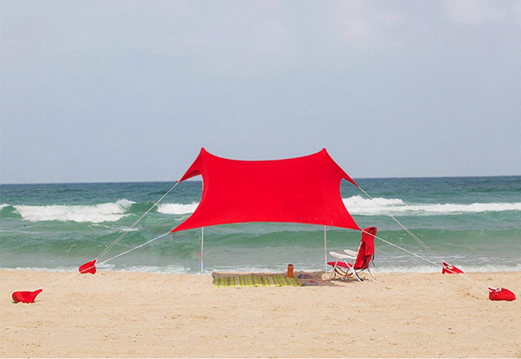 Tenda kanopi tirai pantai tenda kerai kanopi UV 