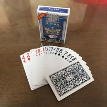 新品989正优AA扑克牌厂家销售  义乌广告正优989扑克牌厂家批发