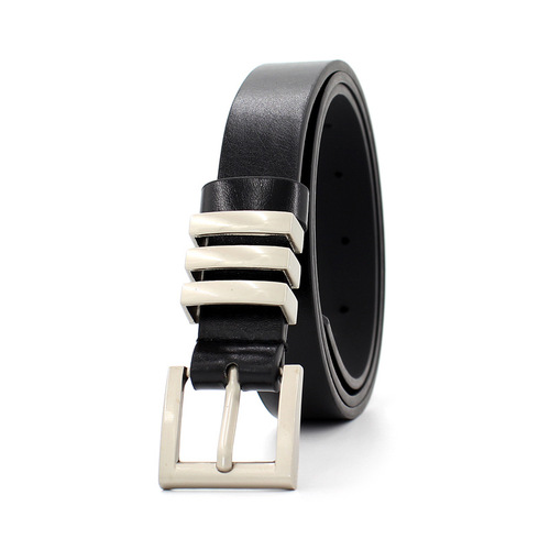 Women's Hong Kong style street fashion pin buckle two-piece belt student versatile fashion decorative jeans belt one piece drop shipping