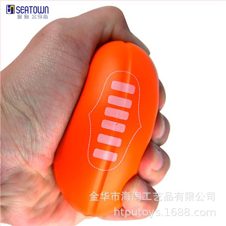 Polyurethane Pu Foam Mesh Football New Pu Pressure Ball American Football Decompression Toy Gift Customization