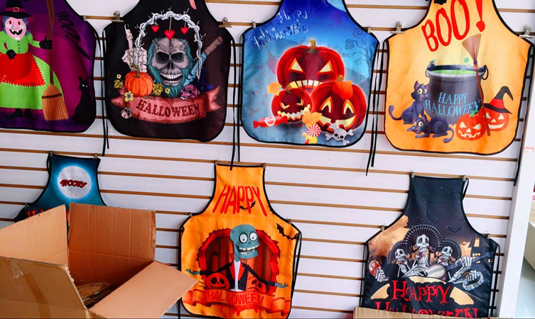 万圣节围裙 速卖通ebay热销新品 万圣节装饰用品搞怪围裙