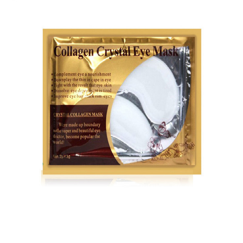 Comercio exterior completo Inglés colágeno cristal ojo máscara ralentizar bolsas de los ojos ralentizar los Círculos oscuros elevación reafirmante ojo máscara