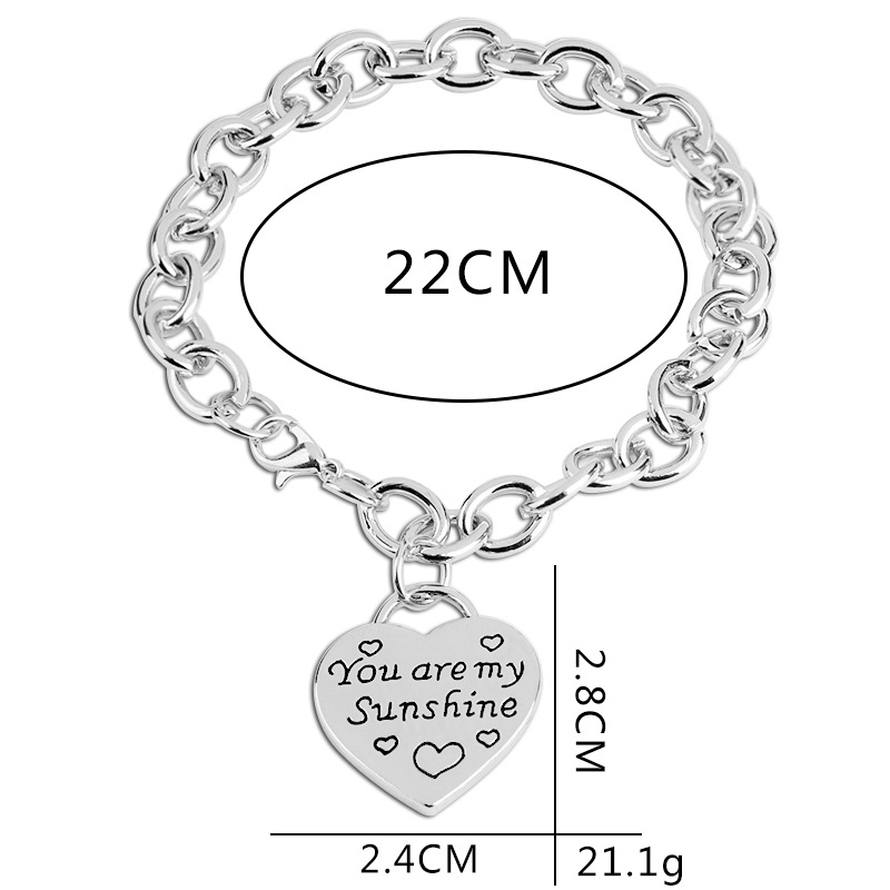 22g Weight Fashion Heart No Inlaid Alloy Wholesale