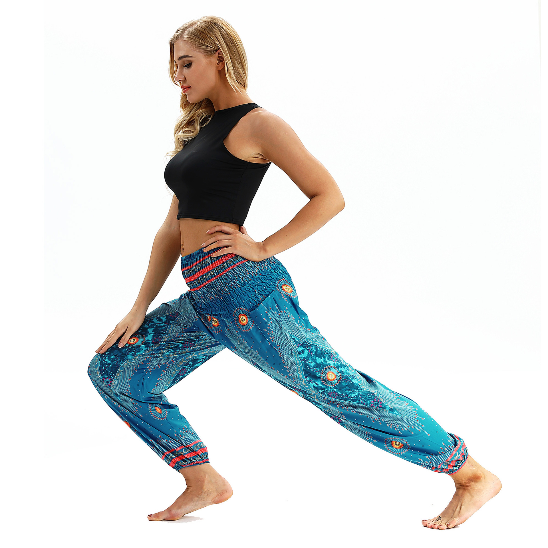 printing loose sports yoga pants Nihaostyle Clothing Wholesale NSMDF67669