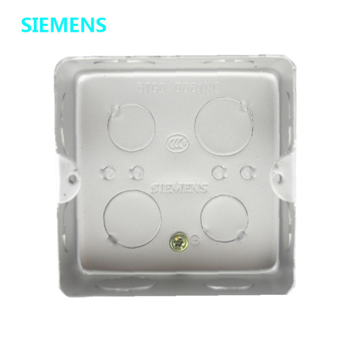 Siemens copper ground plug five-hole all-copper waterproof telephone and computer ground plug bottom box non-damping hidden 10A