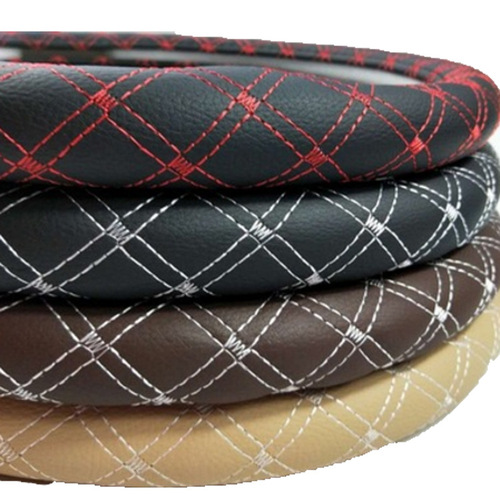 Cross-border customized Anbijie universal steering wheel cover, sweat-absorbent, breathable, non-slip and wear-resistant handle cover, suitable for all seasons