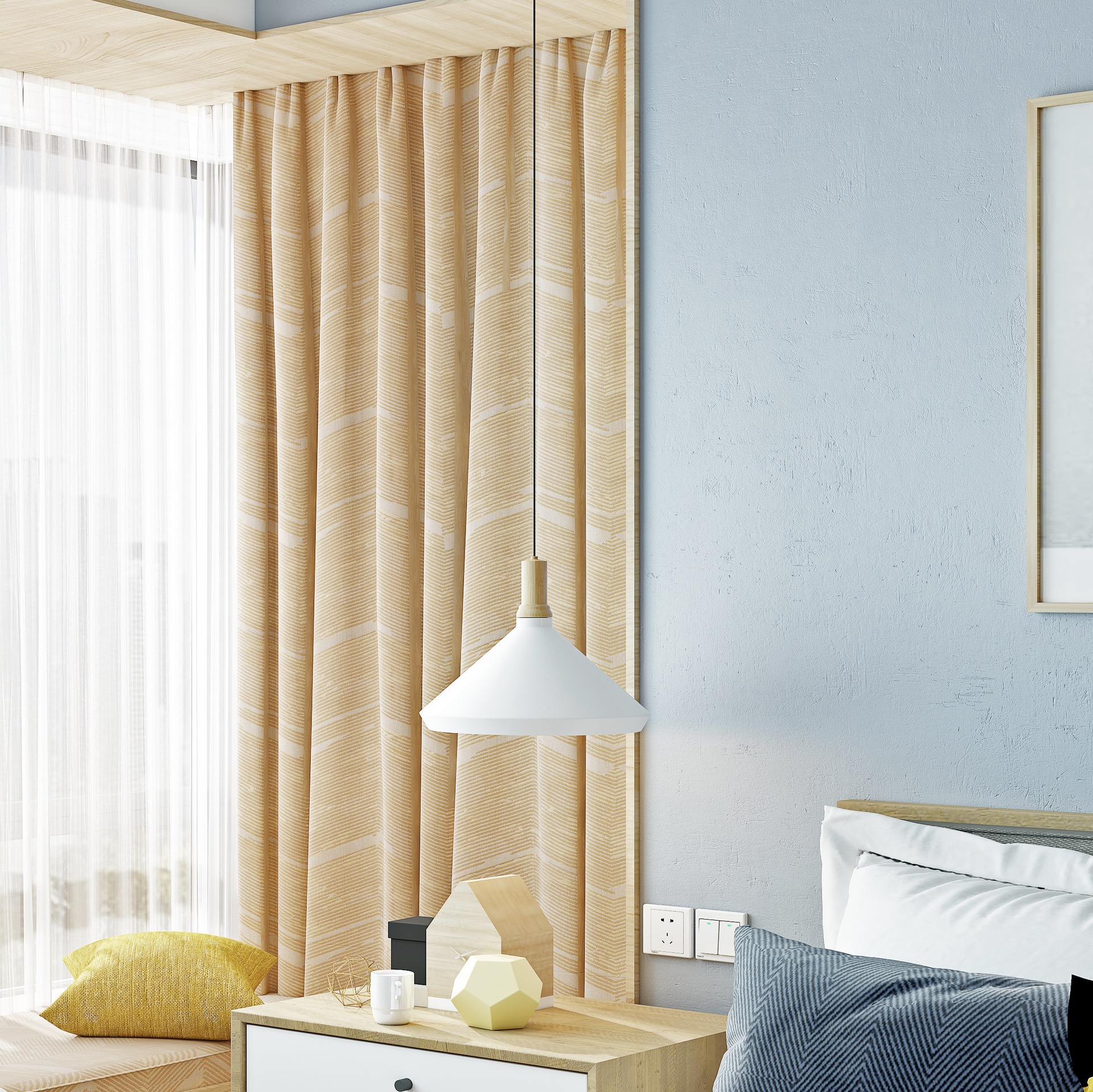 窗帘面料厂家直销 布艺窗帘 棉麻提花轻奢窗帘布|ru