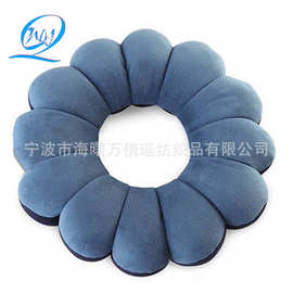 外贸平台热销梅花枕U型颈椎按摩甜甜圈头枕舒适百变便捷式旅行枕