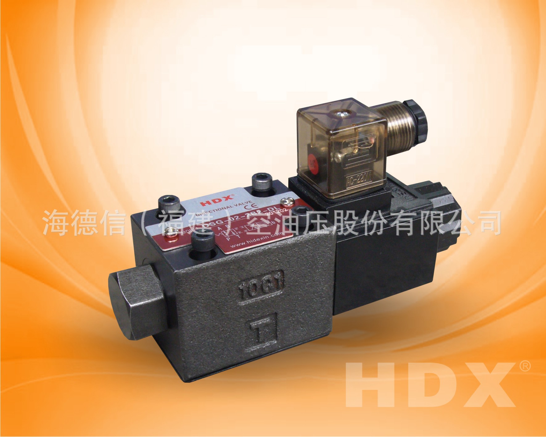 电磁阀 海德信 DSG-02-2B60B-DL-AC220V电磁换向阀