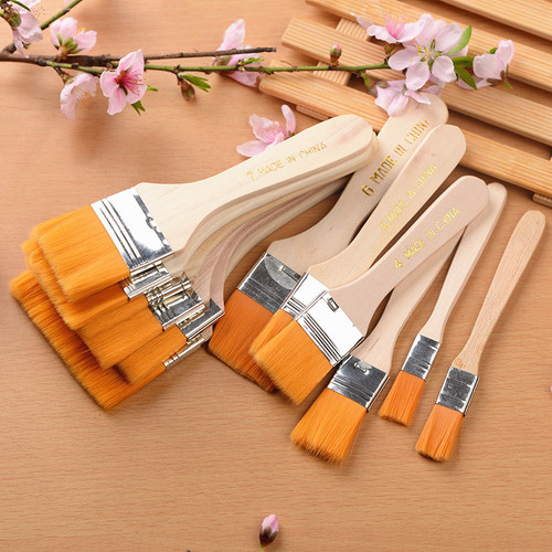 Wholesale nylon hair painting board brush, barbecue brush, nylon board brush, bristle brush, dust brush, glue brush