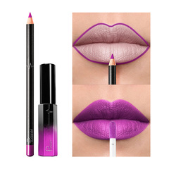 Cross-border makeup Pudaier lip gloss lip liner liquid matte lipstick matte lip glaze lipstick pen wholesale