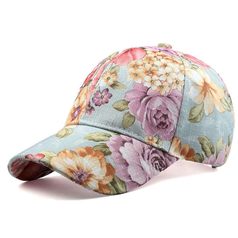 Mujeres Moda Flor Gorra De Beisbol display picture 1