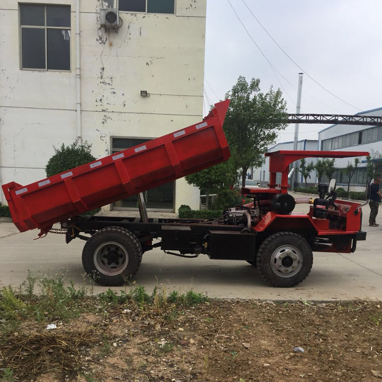 矿用柴油四轮车 四轮运输车矿用 隧道施工运输车 四不像自卸车