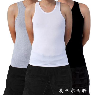 man modal vest summer man Hurdle vest man camisole vest Thin section Elastic force vest