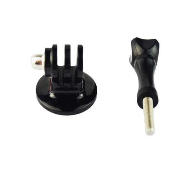 Gopro三脚架转接头 高品质铜螺母三角架自拍杆转接头长螺丝螺帽