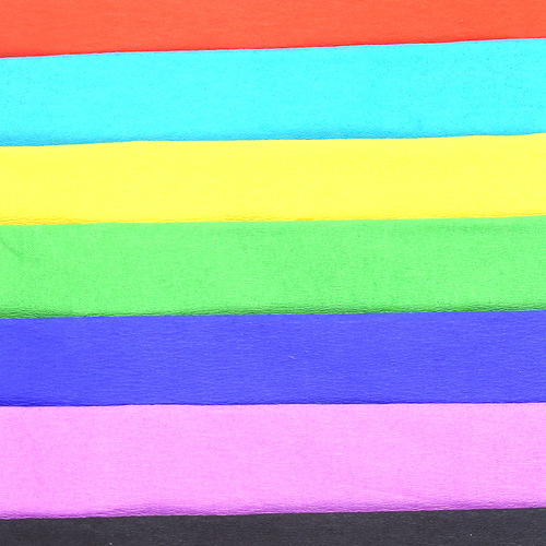 Colorful crepe paper handmade material paper, crepe paper set, hand-rolled paper folding roses, hand-rolled paper 10 colors/pack