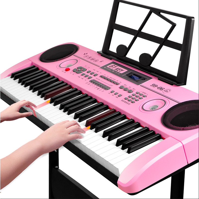 Pretty Baby Doll 61 Key multifunction USB children Electronic organ teaching Toys microphone A generation of fat