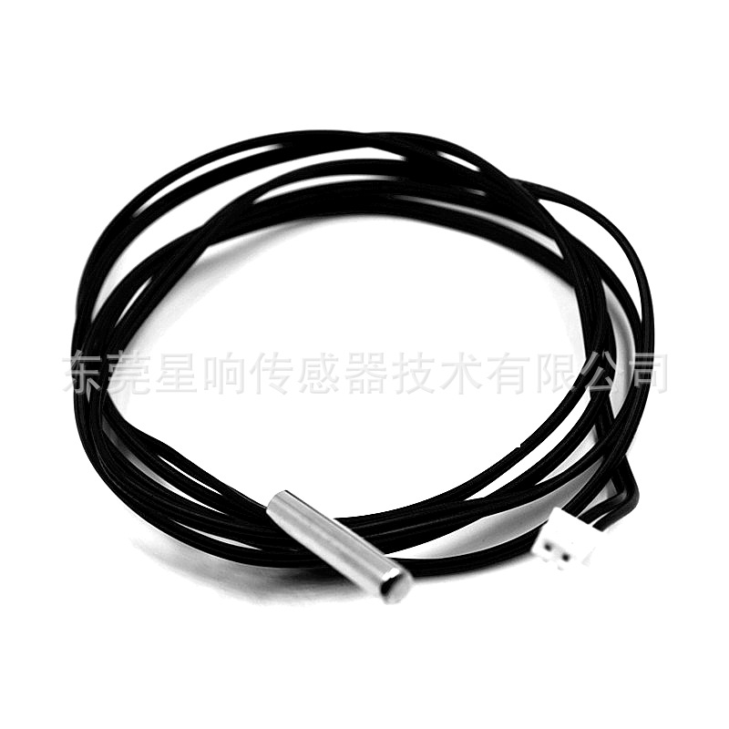 厂家直销不锈钢 5*25mm圆柱壳体10KΩ 3435 冰箱用NTC温度传感器
