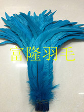 ��ɫ�uë���cDIY�b���Ȼ��ë�uë 35-40cm���{��ɫ���uβë���l