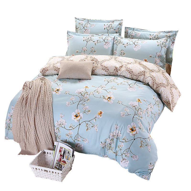 Maiyi home textile bedding wholesale Imitation cotton four piece set AB