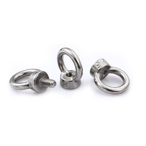 Supply 304 stainless steel eye nuts, ring nuts, marine nut rigging, stainless steel screws wholesale