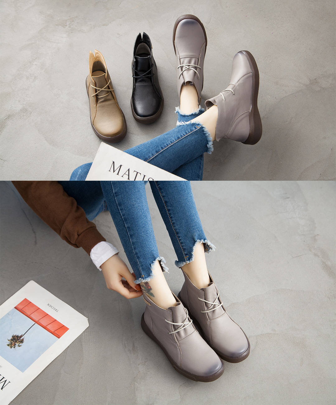 Bottes femme en En cuir - Ref 3355207 Image 28