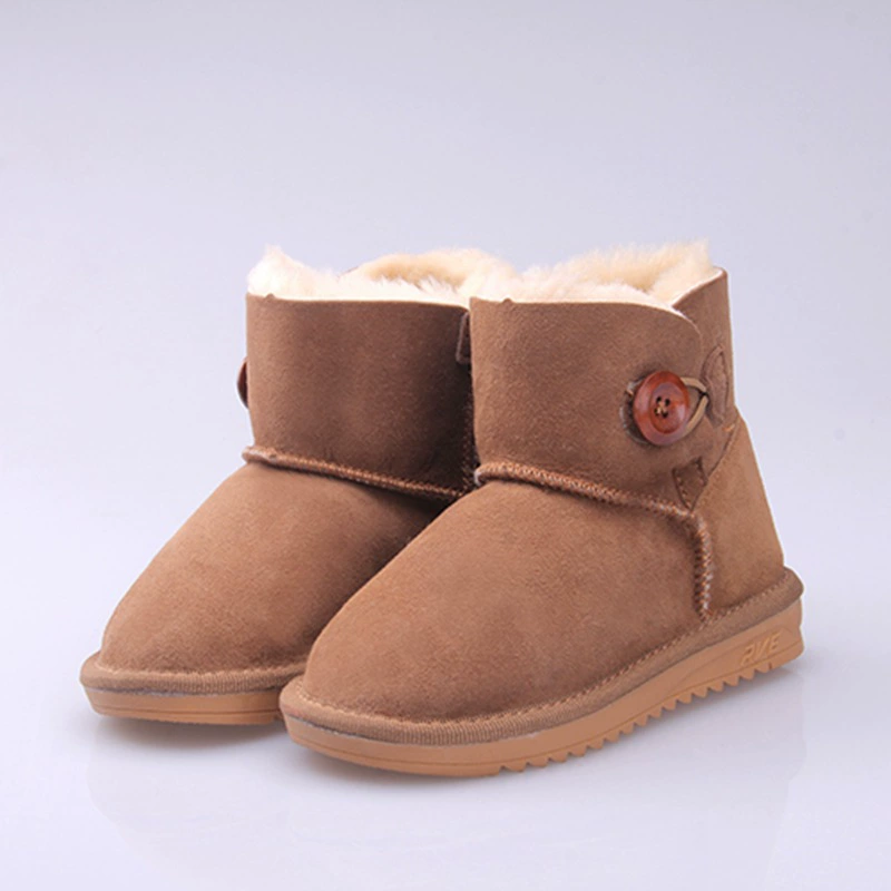 Keep warm children's winter boots for boys, mid-length