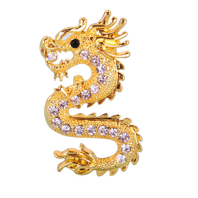 Korean Edition fashion Domineering Dragon Zodiac Brooch Simplicity man Clothes & Accessories Brooch suit Pin Sternum Accessories