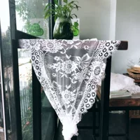 Белый кружевной скатерть для свадеб, кайма-рисунок на реснице, 36×300 см