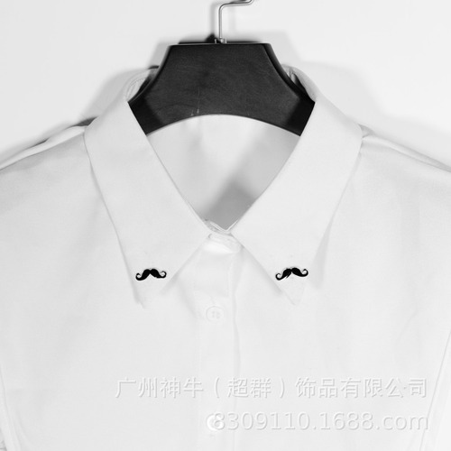 6AAB retro country gentleman glasses, beard, pipe, matching brooch buckle, metal buckle, pin buckle wholesale