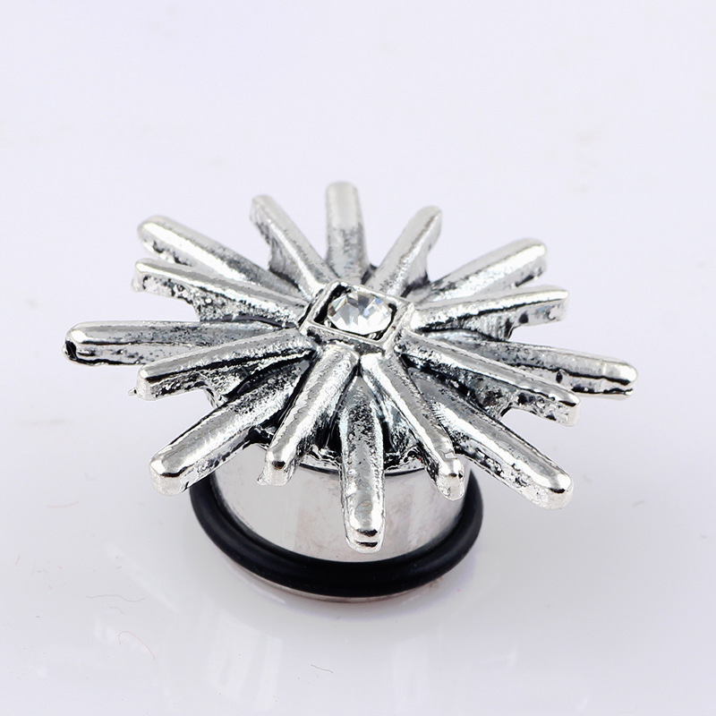 Labret piercing jewelry detail image