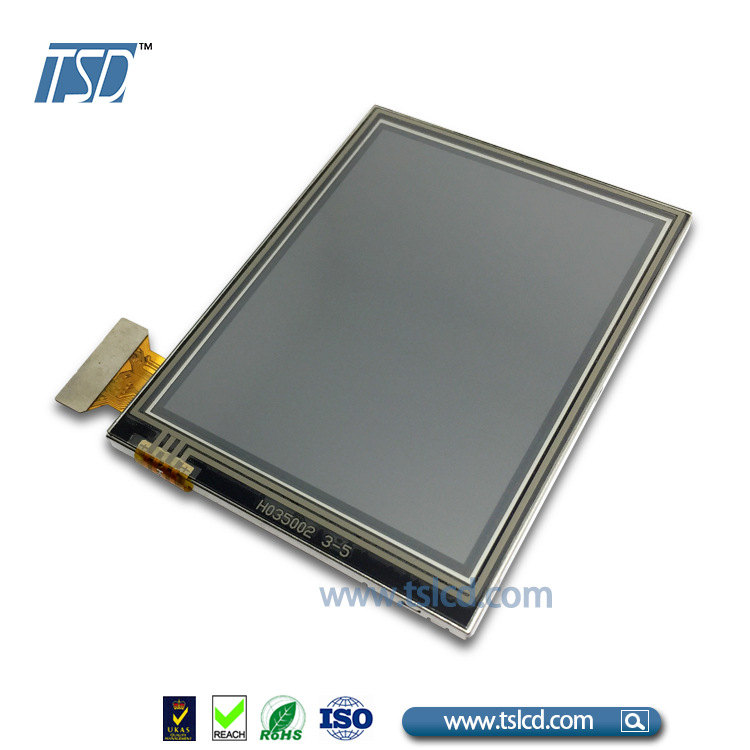 3.5寸半透TFT液晶显示屏 适用于户外勘测仪器仪表 阳光下可读LCD