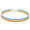 Fashionable rainbow choker, necklace, European style, Japanese and Korean