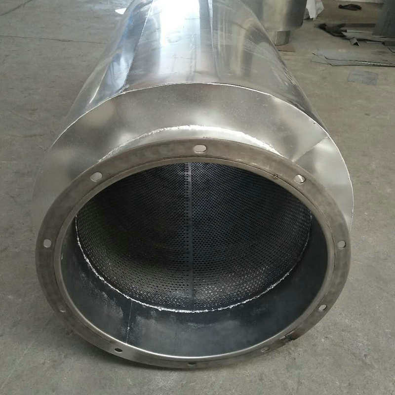 Wuxi Shun Manufactor Produce circular muffler 201 Stainless steel 304 carbon steel Natural color Perforated plate