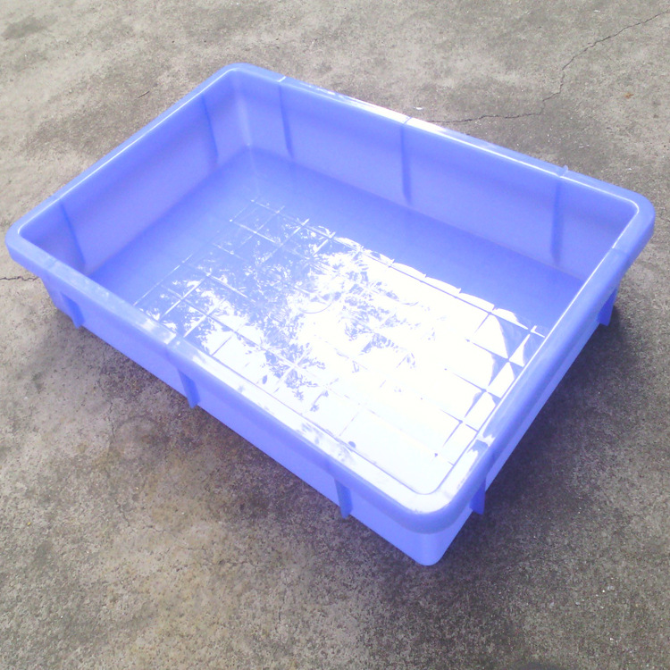 厂家供应塑料方盘 蓝色浅盘五金工具周转盒 颜色可选方盘