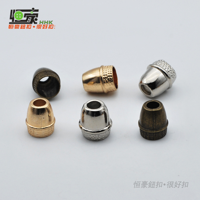 锌合金吊钟绳扣 羽绒服衣帽金属止滑扣 服装配件卫衣松紧调节扣子