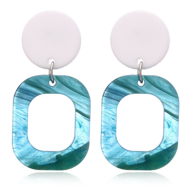 Fashion Acrylic Earrings Wholesale display picture 7