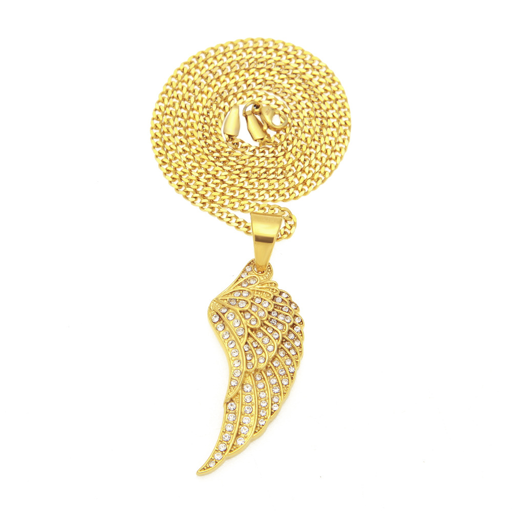 Collier Aile d'Ange Enroulée