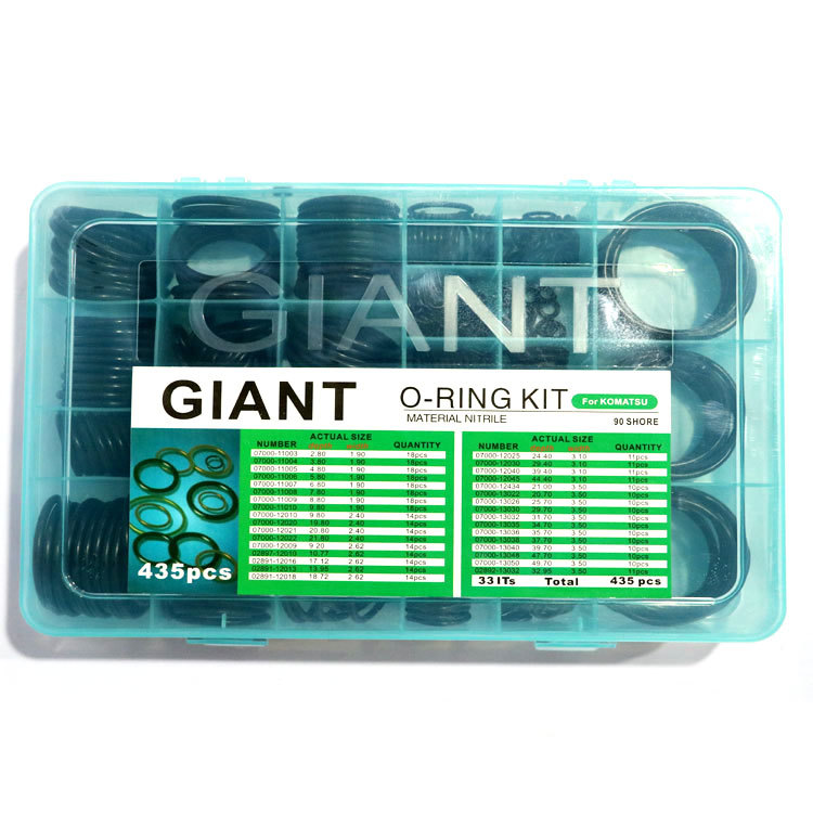 挖机配件O形密封圈修理盒 挖掘机O形圈修理盒 密封件维修盒