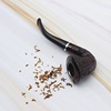 BX07 horn -shaped carved resin smoke sculpture carved rice ear ears big head iron pot filament silk fighting smoke wholesale