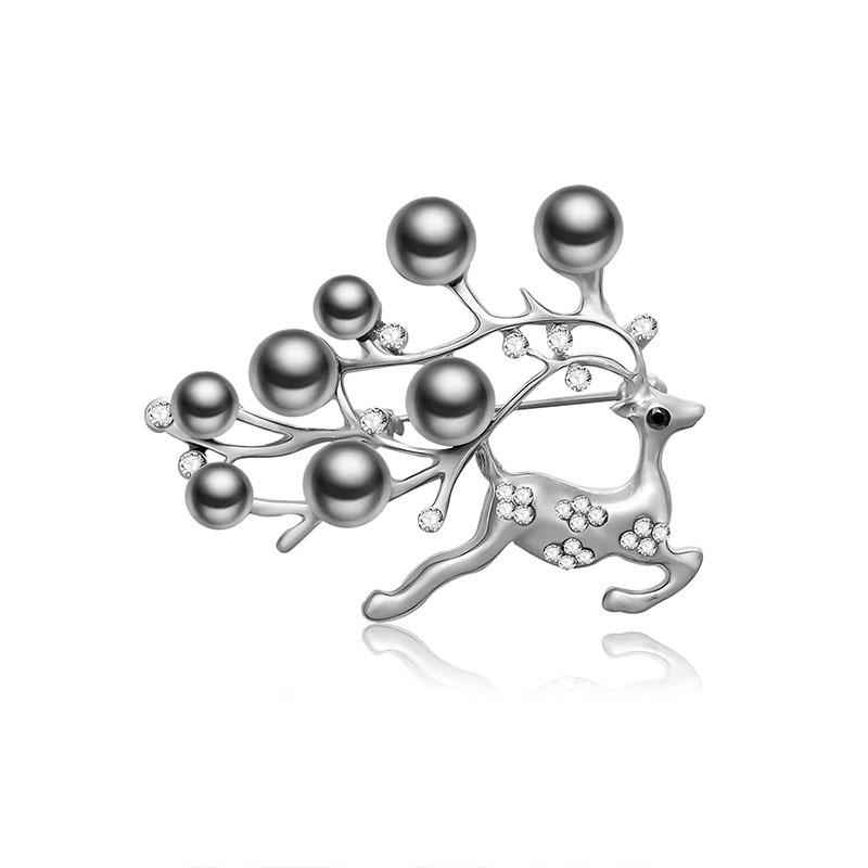 fashionable creative universal brooch pearl for men and women