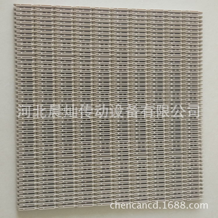 7300型平格挡板链板输送线配套链轮刮板机链条模块组合链网