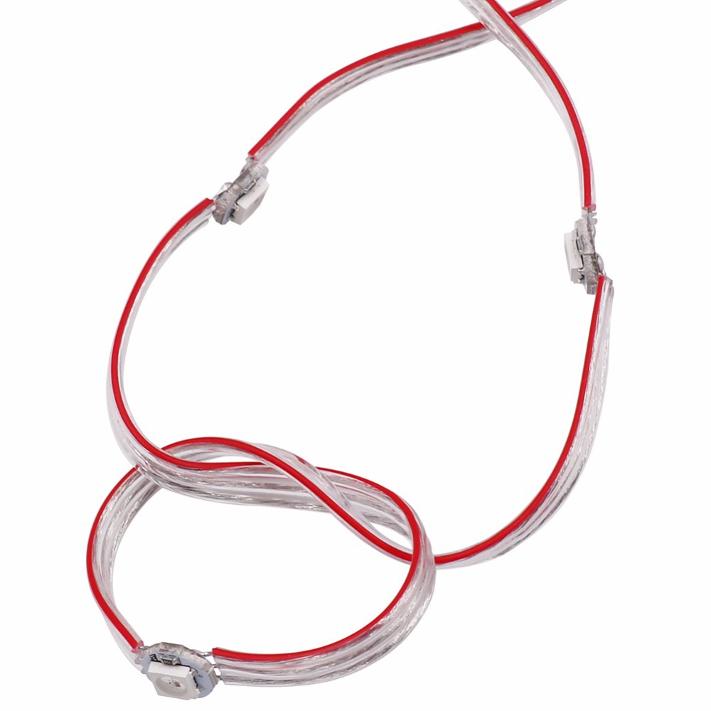 Tira LED WS2812B 5V 5050, multicolor, puntos individuales, cadena de luz RGB