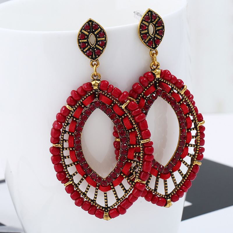 Retro Pendant Earrings display picture 5