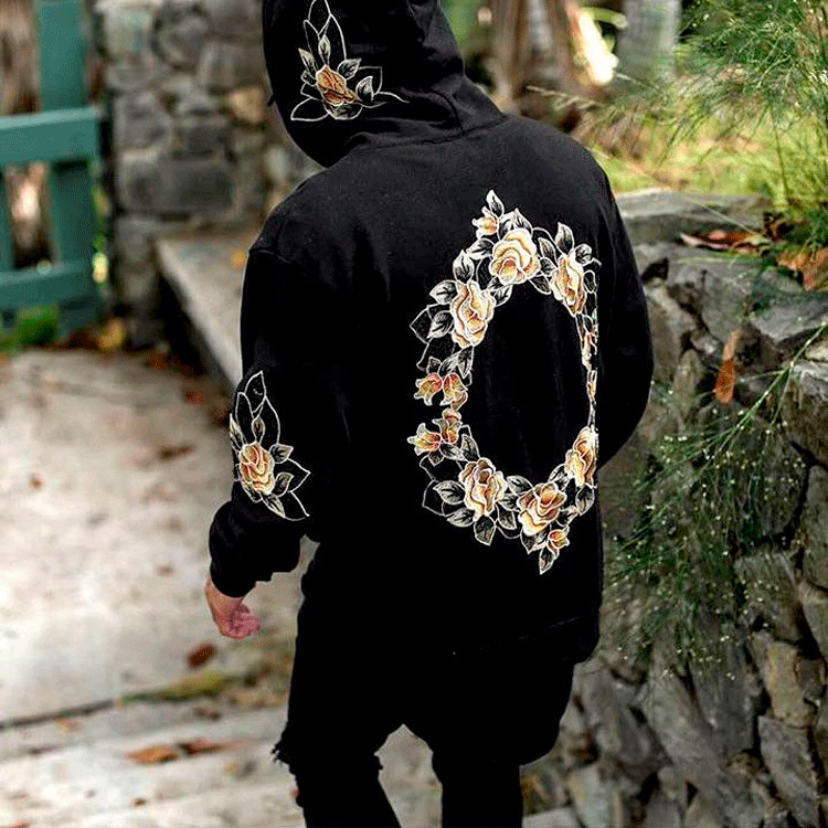 2024 Cross-Border E-Commerce Export New 3D Printed Men's Hooded Cardigan Jacket Wholesale Dropshipping