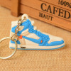 Air Jordan1 generation sneakers AJ1 KeyChain off White joint dark brown inverted keychain